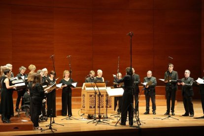 El concert que va clausurar ahir el Musiquem Lleida! a l’Auditori Municipal Enric Granados. - AMADO FORROLLA
