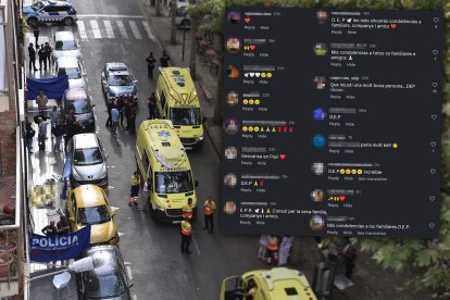 Captura d'alguns comentaris publicats a les xarxes després d'esborrar els comentaris porqueria