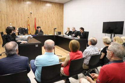 Imatge de la vista judicial que va tenir lloc el passat 17 de juny. - MAGDALENA ALTISENT