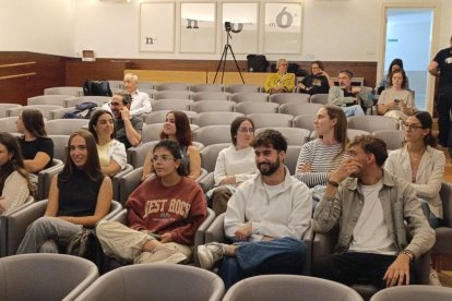 La presentació ahir del màster en Neurociència de la Música.