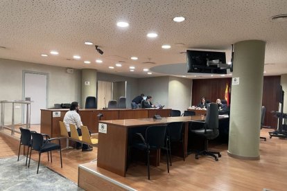 L’acusat durant el judici a l’Audiència de Lleida. - SEGRE
