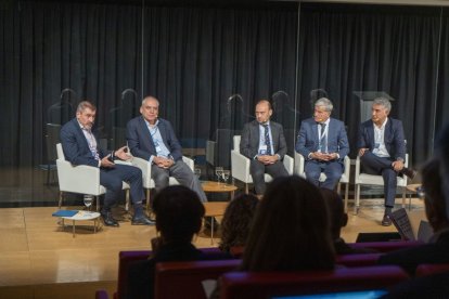 Un moment de la jornada que converteix Lleida en capital de l’energia. - PAU PASCUAL PRAT