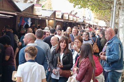 Les parades d’artesania van atreure nombrós públic. - C. SANS