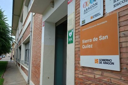 Els alumnes de tres localitats han tingut problemes amb el transport escolar fins a l’IES de Binèfar. - E.B.D.