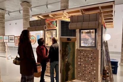 La instal·lació ‘Palíndrom’, de Pep Vidal, a la planta 0. - AJUNTAMENT DE LLEIDA