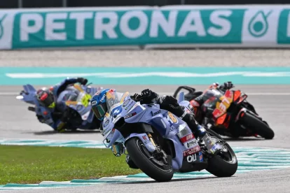 Àlex Márquez, després de convertir-se en subcampió de MotoGP al circuit de Sepang (Malàisia). - MOTOGP.COM