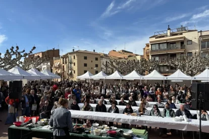 La demostració culinària que va anar a càrrec de la xef Ada Parellada. - A.T.