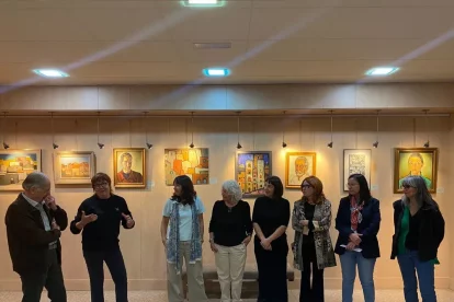 Inauguració ahir a l’Ateneu Popular de Ponent de la mostra inèdita de Miquel García Santesmases. - ATENEU POPULAR DE PONENT