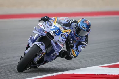 Àlex Márquez, rodant ahir a Portimao a la Practice. - EFE