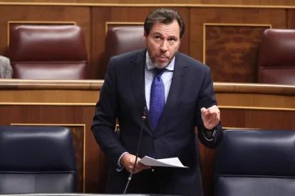El ministre Óscar Puente al Congrés. - EUROPA PRESS