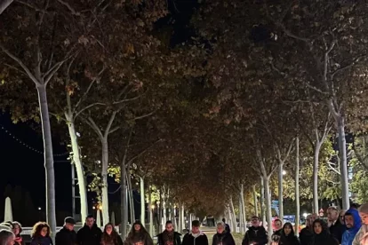 Acte de memòria, dimarts a l’avinguda Joana Raspall. - ARRELS SANT IGNASI