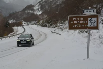 El Cap del Port, un dels punts on més neu va caure. - EDGAR ALDANA