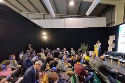 Una de les ponències sobre l’ús de nutrients orgànics. - R.R.