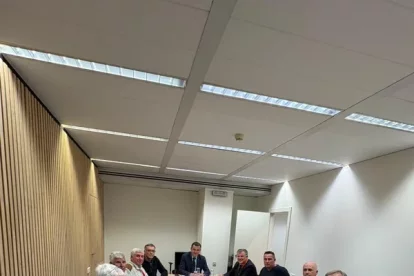 Representants de Ferebro, inclòs Ros, dilluns amb Ordeig. - FEREBRO