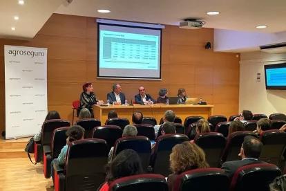 Moment de la jornada d’Agroseguro celebrada a Lleida.