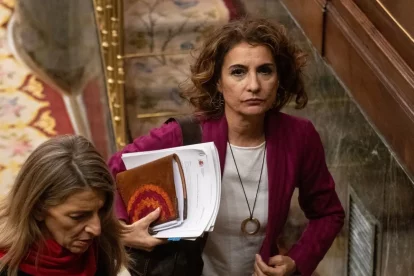 La ministra d’Hisenda, María Jesús Montero, està disposada a presentar pressupostos. - EUROPA PRESS