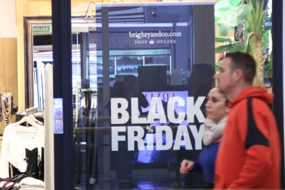 Un cartell de Black Friday