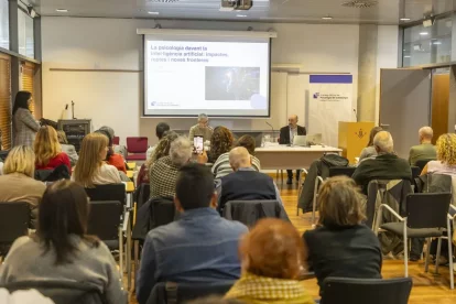 Un moment ahir del congrés al campus de Cappont. - JORDI ECHEVARRIA
