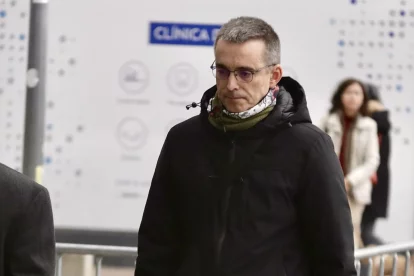 Laiglesia arribant ahir al jutjat de Sabadell. - ACN