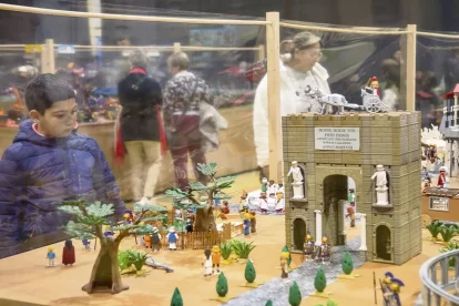 La fira exposa una dotzena de diorames i organitza tallers i concursos. - LAIA PEDRÓS