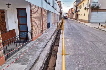 Primera fase als carrers Jacint Verdaguer i Francesc Macià. - AJUNTAMENT DE CASTELLSERÀ