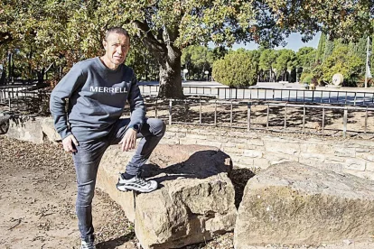 Raül Arenas en una imatge recent al parc de Sant Eloi.