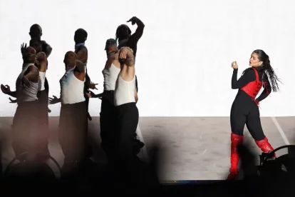 Rosalía actuant a Ciutat de Mèxic en la seua anterior gira. - EFE /SÁSHENKA GUTIÉRREZ