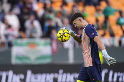 Joan Garcia podrà estar disponible demà a la Champions. - EUROPA PRESS