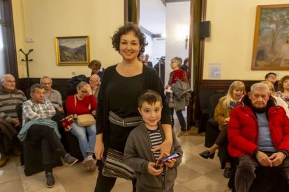 Maris Köpcke Tinturé, ahir a la Diputació de Lleida.