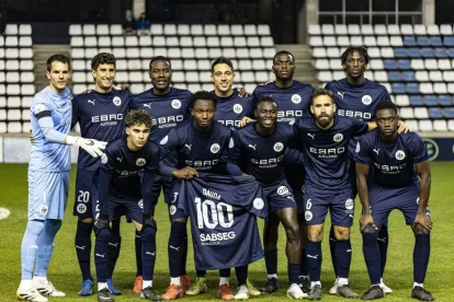 Daouda va rebre l’homenatge de l’equip pels seus 100 partits. - INGRID SEGURA