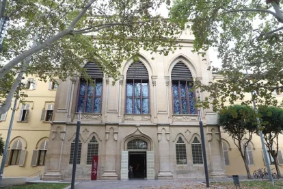 Vista de la façana del Rectorat de la Universitat de Lleida. - SEGRE