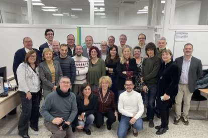 Junts Impulsem va fer balanç en un esmorzar amb la premsa. - JUNTS IMPULSEM