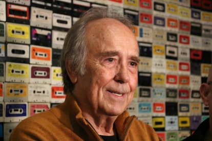 Joan Manuel Serrat, en declaracions a l'ACN aquest dimarts al Club Paral·lel 62.