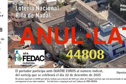 Imatge de la participació de l’entitat ja anul·lada. - AFA FEDDAC GUISSONA