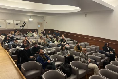 Els resultats de l’estudi es van exposar ahir en una jornada a la UdL. - MARC CARBONELL