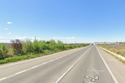 Vista de la N-2 a Alcarràs.