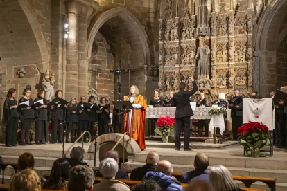 ‘El Cant de la Sibil·la’, a l’església de Sant Llorenç el 2024. - JORDI ECHEVARRIA