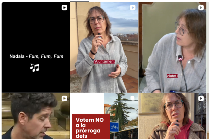 El Comú dedica una nadala a Larrosa amb el ‘fum, fum, fum’