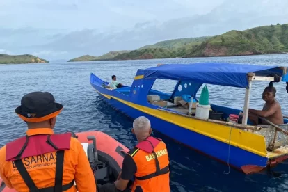 Un vaixell de rescat durant l’operatiu de recerca. - EFE