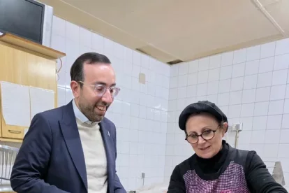 Palau va visitar ahir la Dolceria Farré, al Clot. - PP LLEIDA