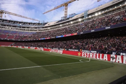 El club espera obrir aviat el Gol Nord de l’Spotify Camp Nou. - FCB