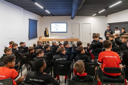 Grup Vall Companys amb l’Atlètic Segre.