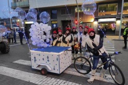 El grup de pastorets en una edició anterior de la cavalcada.