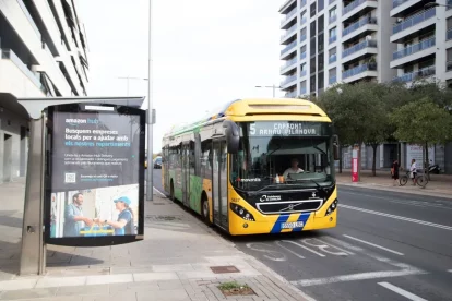 Foto d’arxiu d’un bus urbà de Lleida. - SEGRE