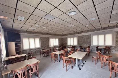 Vista actual de l’interior del local social. - LAIA PEDRÓS