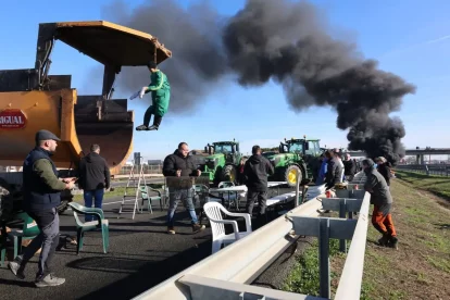 La zona de Sort i Vilaller també va ser escenari de protestes. - MARTA LLUVICH/ACN