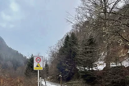 Un des accèssi barradi a pistes forestaus per perilh de lauègi. - C.G.A.