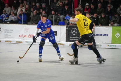 Nico Ojeda va ser l’autor de l’empat a dos però no va poder acabar el partit per lesió. - MARLON CÀTEDRA