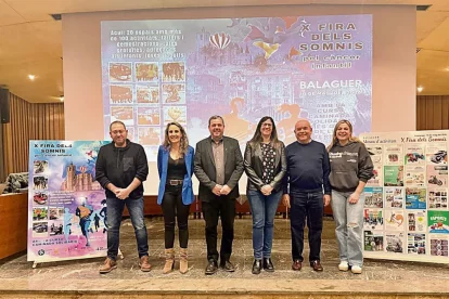 Presentació de la fira solidària a la sala d’actes de la Paeria de Balaguer. - PAERIA BALAGUER