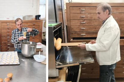 L’alcalde d’un poble de Lleida substitueix el forner i l’encarregada de la botiga, que estan malalts